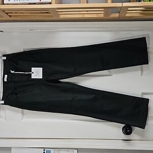 Bleu Faux Leather Black Pants 10